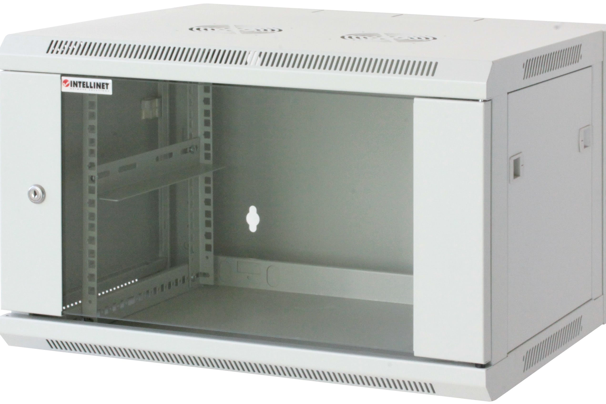 Intellinet 711913 rack 12U Da parete Grigio (NETWORK CABINET WALL MOUNT 12U- - STANDARD 600MM GREY ASSEMBLED)