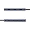 Hub-USB-3.2-Gen.2---4x-USB-C--3x-USB-A---PD-100W---alluminio---grigio