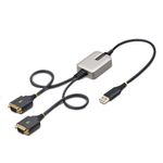 StarTech.com-Cavo-da-USB-a-seriale-a-2-porte-da-60-cm-Viti-dadi-DB9-intercambiabili-ritenzione-COM-USB-A-a-DB9-RS232-FTD