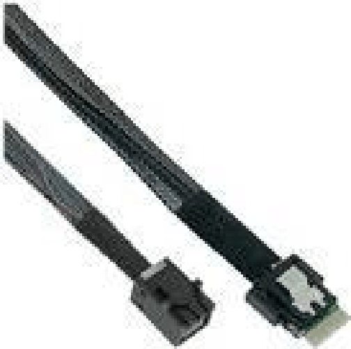 Cavo-SAS-sottile---SFF-8654-4i-a-Mini-SAS-HD-SFF-8643---24-Gb-s---1-m