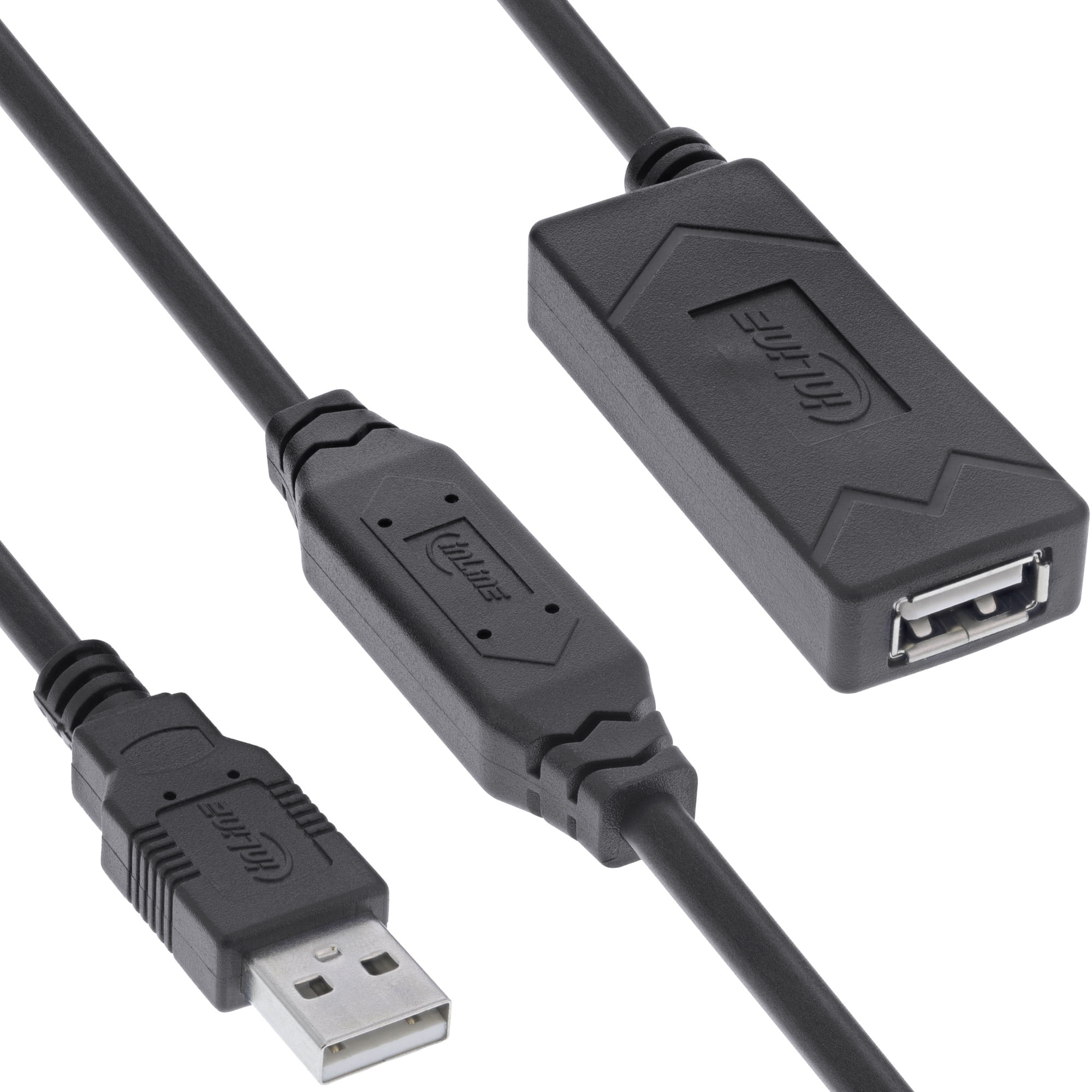 InLine Estensione attiva USB 2.0, spina/presa USB-A, 25m