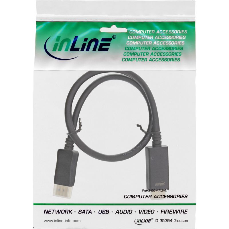 Cavo-convertitore-da-DisplayPort-a-HDMI---4K-60Hz---nero---15-m