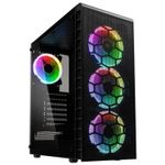 Kolink Observatory Lite Mesh - Midi Tower - PC - Mesh - Plastica - Acciaio - Vetro Temperato - Nero - ATX - micro ATX -