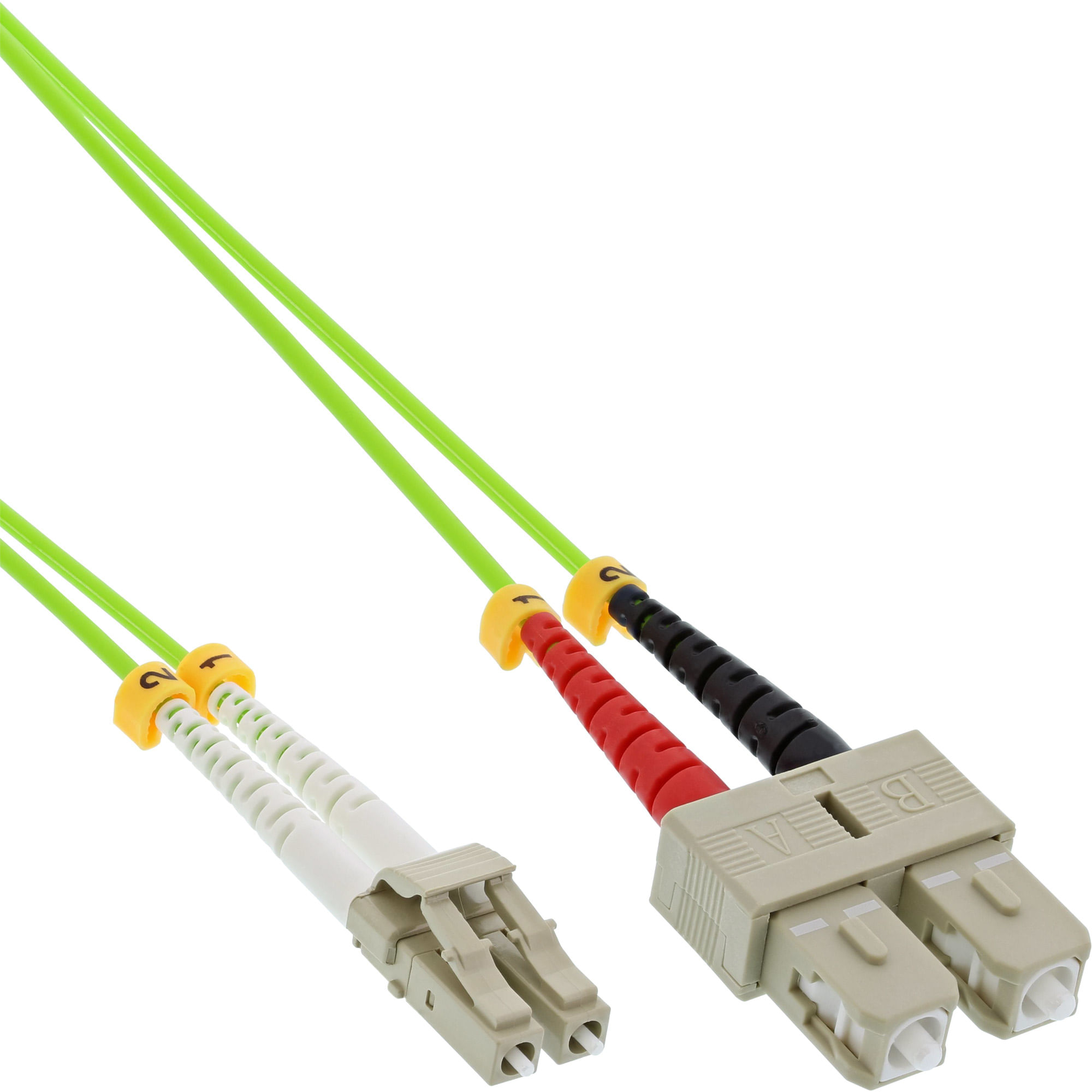InLine Cavo duplex in fibra ottica - LC-SC - 50-125 - OM5 - 20 m