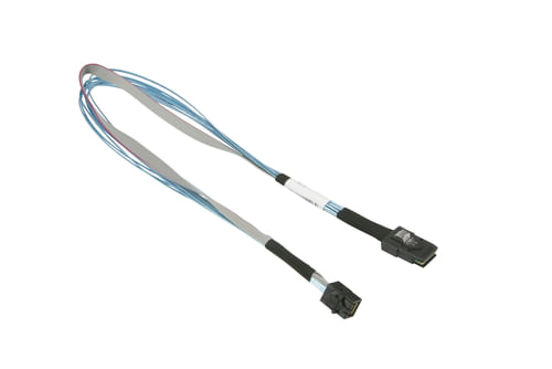 Supermicro CBL-SAST-0508-02 cavo Serial Attached SCSI (SAS) 0,5 m Nero, Blu, Bianco