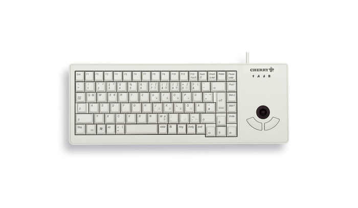 G84-5400-TRACKBALL----Mechanical-Keyboard---Corded----QWERTY---Gray