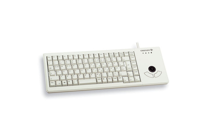 G84-5400-TRACKBALL----Mechanical-Keyboard---Corded----QWERTY---Gray