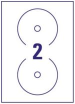 AVERY-Nutzform-Etichette-per-CD-Etichette-per-CD-bianche-117-mm-200-pezzi-L6043-100-bianco