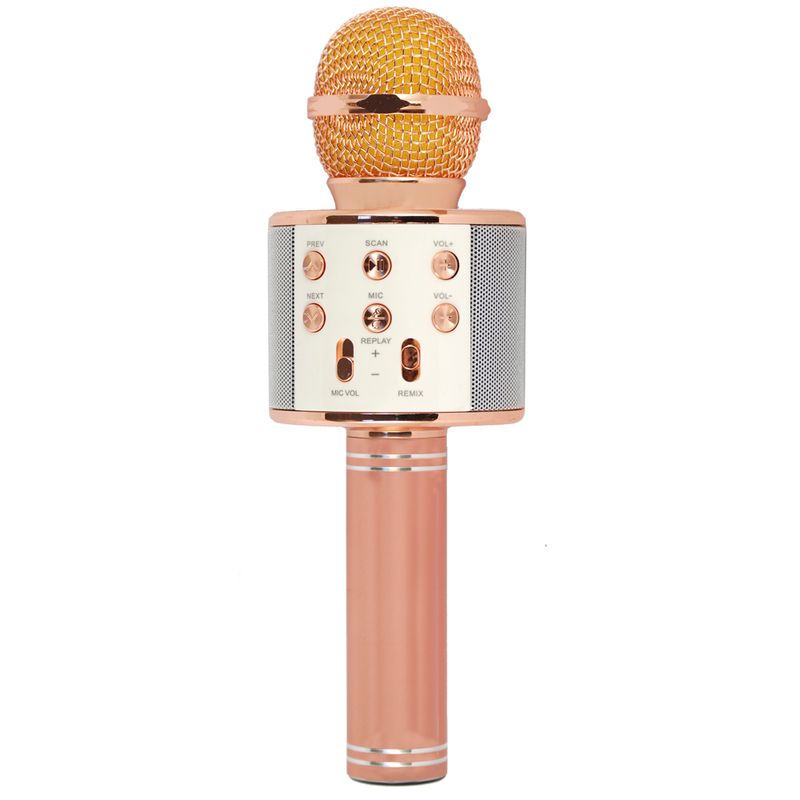 Xtreme-Hollywood-Rose-Gold-Argento-Microfono-per-karaoke