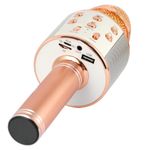 Xtreme-Hollywood-Rose-Gold-Argento-Microfono-per-karaoke