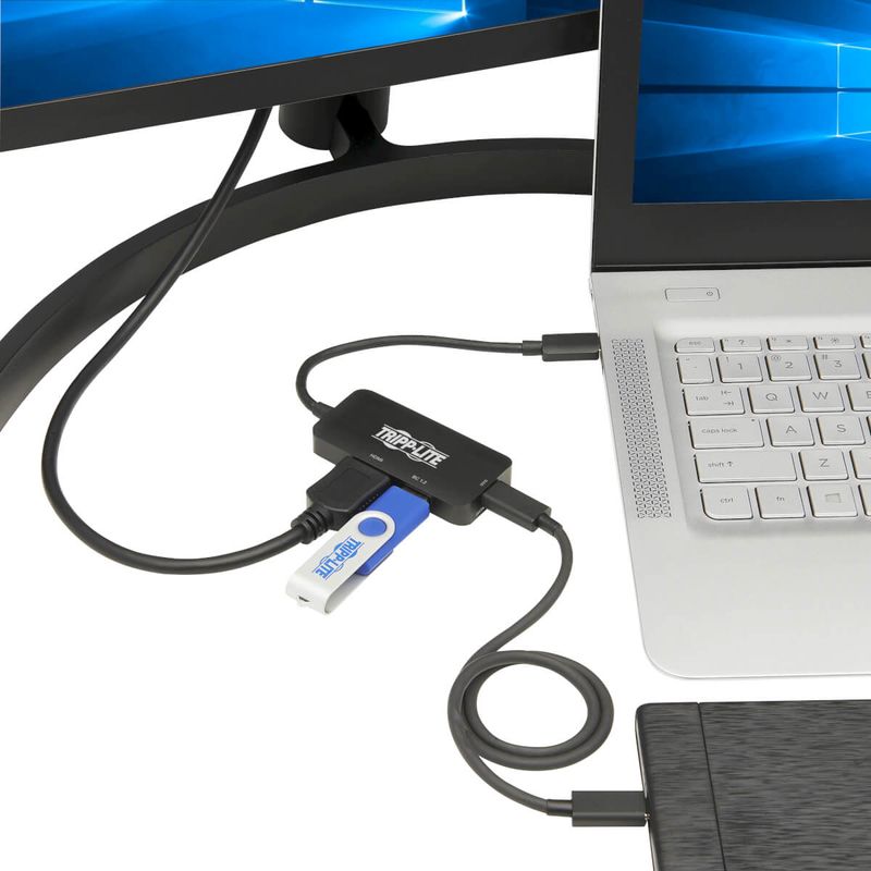 Tripp-Lite-U444-06N-H4UBC2-replicatore-di-porte-e-docking-station-per-laptop-Cablato-USB-3.2-Gen-1--3.1-Gen-1--Type-C-Ne