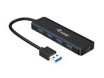 Equip-128959-hub-di-interfaccia-USB-3.2-Gen-1-3.1-Gen-1-Type-A-5000-Mbit-s-Nero--4-Port-Usb-3.2-Gen-1-Hub-With---Usb-C-A