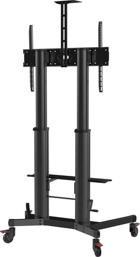 Vision-VFM-F27-Supporto-TV-a-parete-254-m-100-Nero--Vision-X-Series-VFM-F27---Carrello---regolabile-in-altezza---per-dis