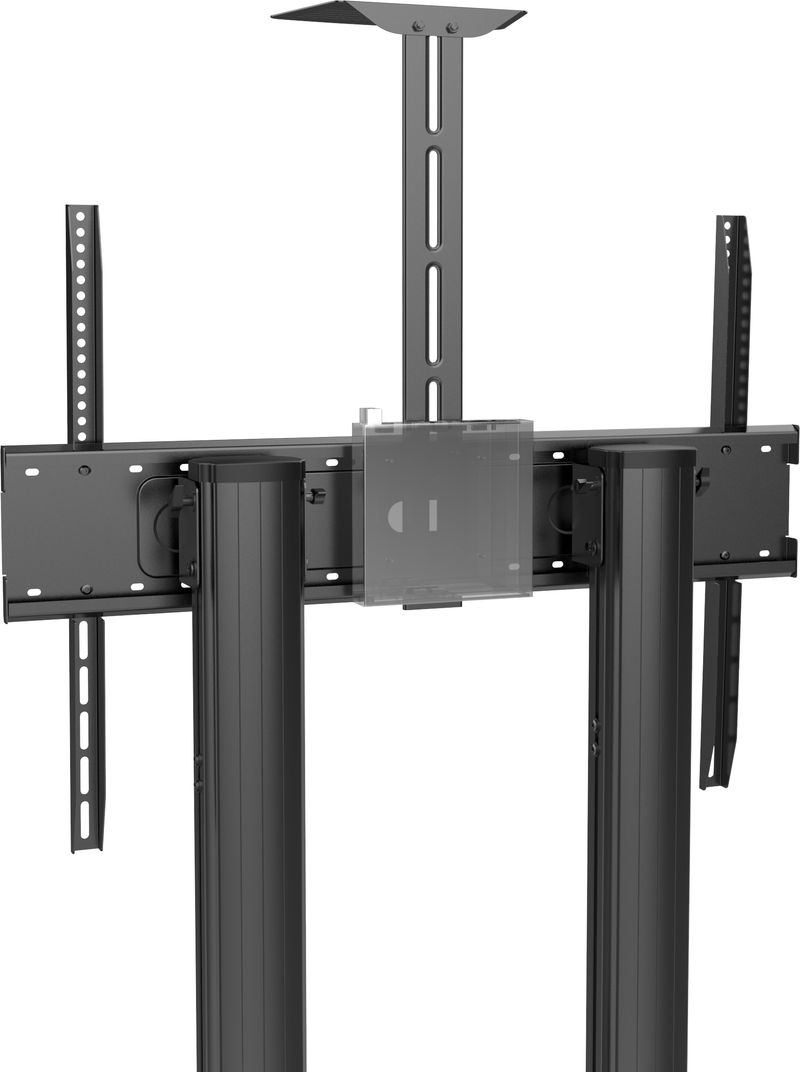Vision-VFM-F27-Supporto-TV-a-parete-254-m-100-Nero--Vision-X-Series-VFM-F27---Carrello---regolabile-in-altezza---per-dis