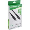 Cavo-USB-C-Lightning---per-iPad---iPhone---iPod---nero-alluminio---2m-MFi
