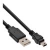 Mini-cavo-USB-2.0---USB-A-ST-a-Mini-B-ST-a-5-pin---nero---15-m