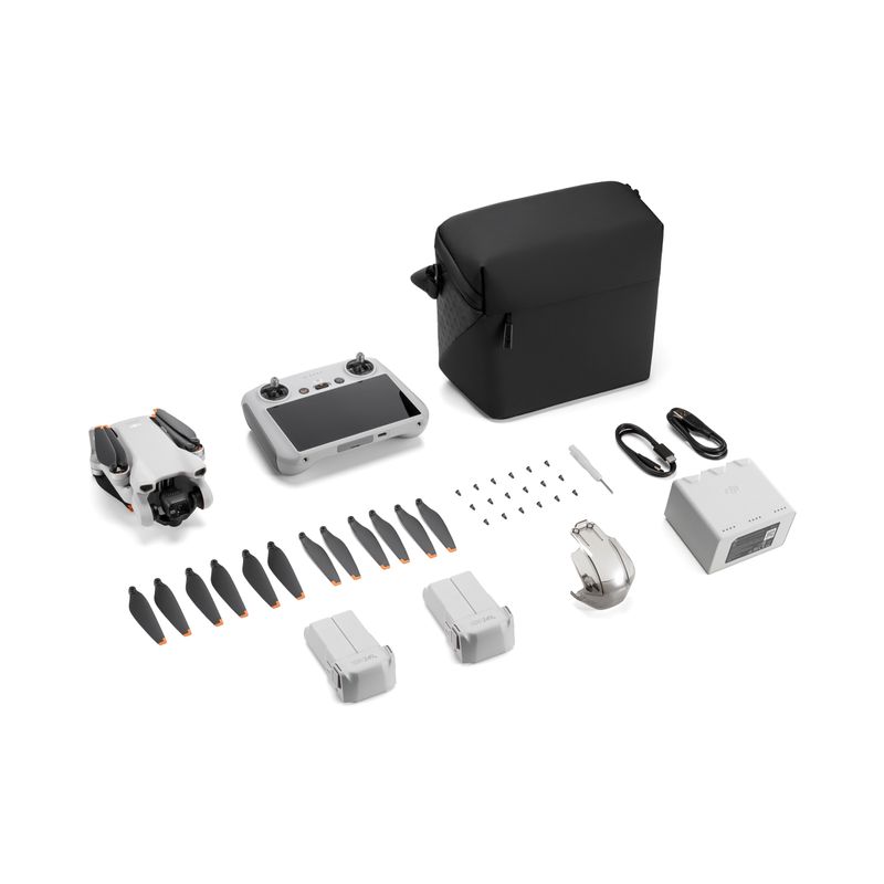 DJI-Mini-3-Fly-More-Combo-and-RC-4-rotori-Quadrirotore-12-MP-3840-x-2160-Pixel-2453-mAh-Grigio