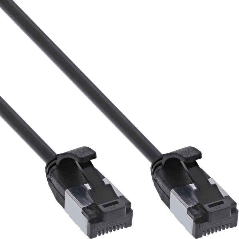 Cavo-patch-slim---U-FTP---Cat.8.1---TPE-senza-alogeni---nero---5-m