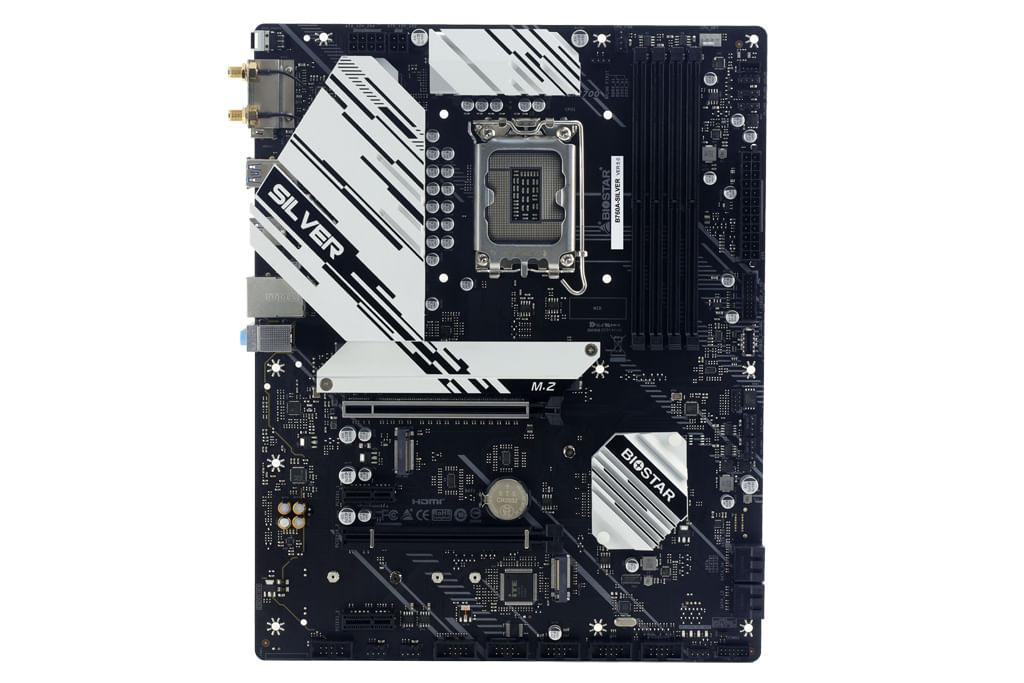 Biostar B760A-SILVER scheda madre Intel B760 LGA 1700 micro ATX