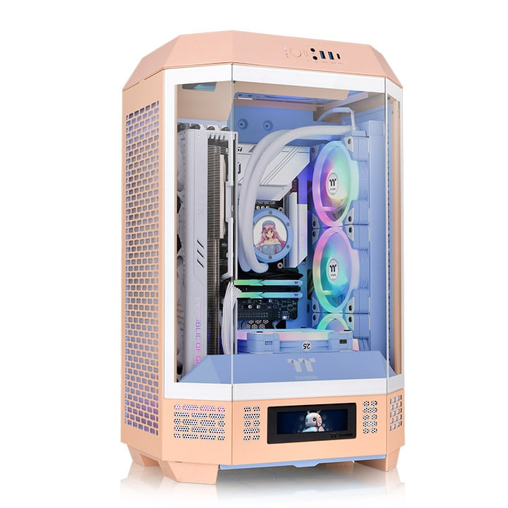 Thermaltake Tower 300 Peach Fuzz Micro Tower Pesca