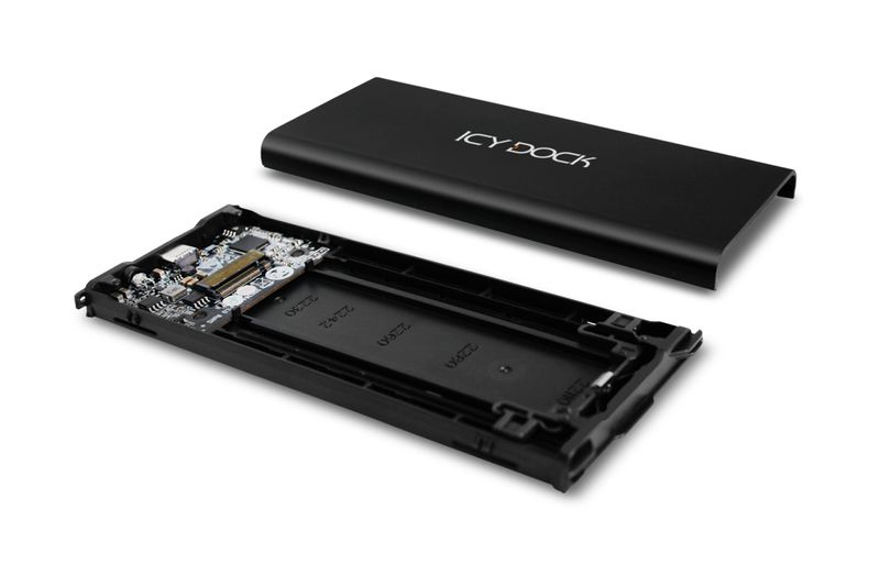 IcyDock-box-esterno-portatile-per-SSD-NVMe-M.2-PCIe-con-interfaccia-USB-3.2-Gen-2--10Gb-s-