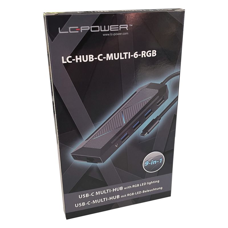 LC-POWER-USB-3.2-HUB-C-Multi-6-RGB-HUB-esterno-con-lettore-di-schede-ricarica-e-HDMI