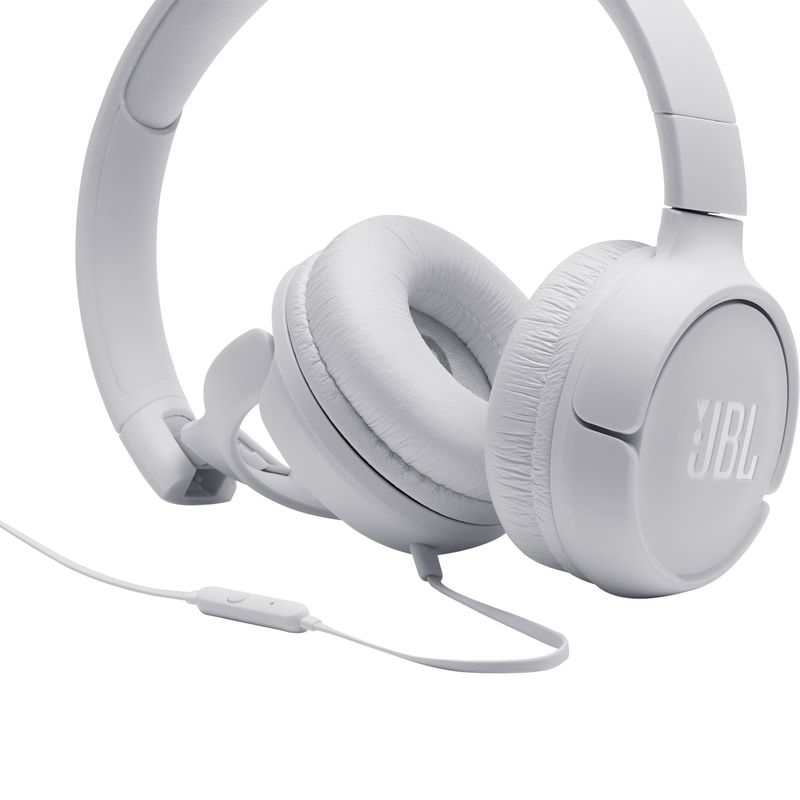 JBL-Tune-500-Cuffie-Cablato-A-Padiglione-MUSICA-Bianco