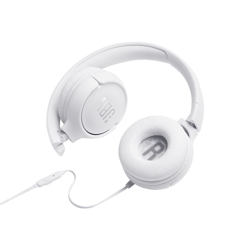 JBL-Tune-500-Cuffie-Cablato-A-Padiglione-MUSICA-Bianco