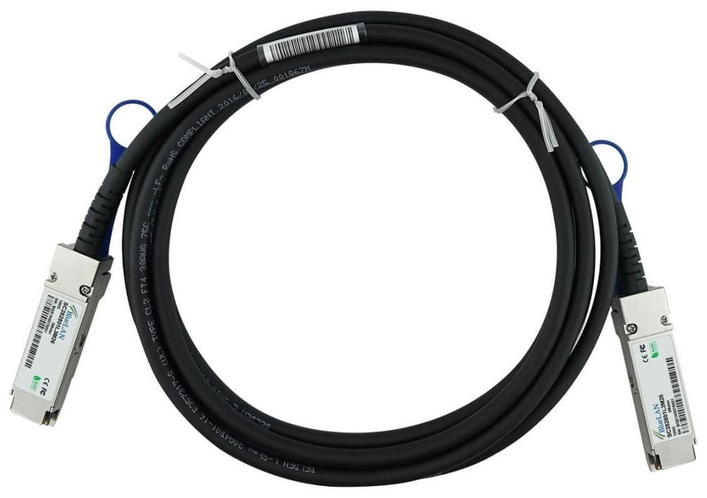 BlueOptics SC282801L2M30 cavo InfiniBand e in fibra ottica 2 m QSFP28 Nero