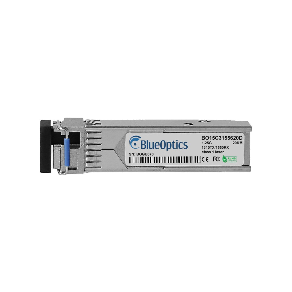 BlueOptics XCVR-B10U31-BO modulo del ricetrasmettitore di rete Fibra ottica 1250 Mbit/s SFP