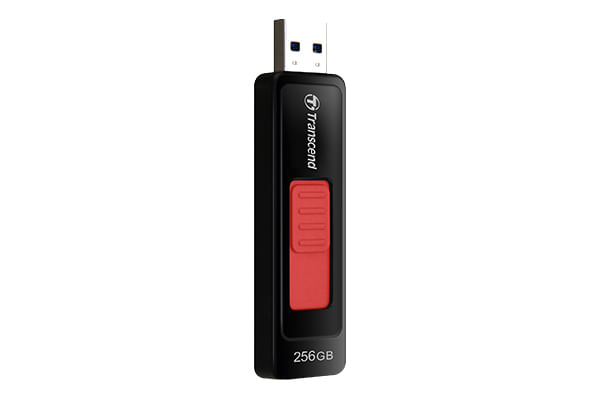 Chiavetta-USB-256GB-TRANSCEND-JetFlash-USB3.1-Pen-Drive-senza-cappuccio-nera
