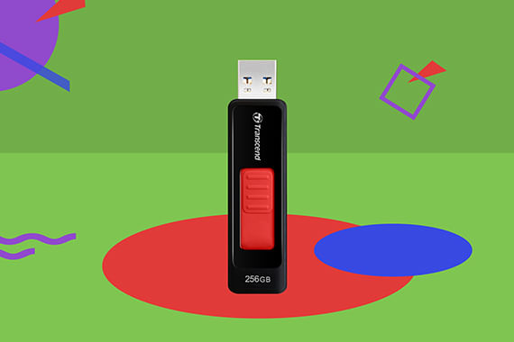 Chiavetta-USB-256GB-TRANSCEND-JetFlash-USB3.1-Pen-Drive-senza-cappuccio-nera