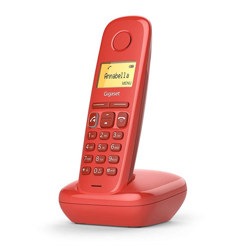 Gigaset-A270-Telefono-DECT-Identificatore-di-chiamata-Rosso