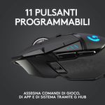 Logitech-G502-Mouse-Gaming-Wireless-LIGHTSPEED-Sensore-HERO-16K-16000-DPI-RGB-Design-Leggero-11-Pulsanti-Programmabili-Memoria-Integrata-Compatibile-PC-Mac-Laptop-Nero