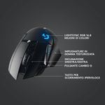 Logitech-G502-Mouse-Gaming-Wireless-LIGHTSPEED-Sensore-HERO-16K-16000-DPI-RGB-Design-Leggero-11-Pulsanti-Programmabili-Memoria-Integrata-Compatibile-PC-Mac-Laptop-Nero