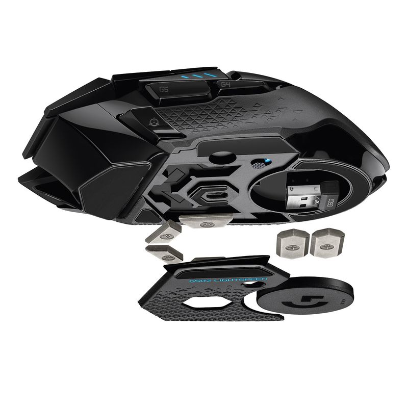 Logitech-G502-Mouse-Gaming-Wireless-LIGHTSPEED-Sensore-HERO-16K-16000-DPI-RGB-Design-Leggero-11-Pulsanti-Programmabili-Memoria-Integrata-Compatibile-PC-Mac-Laptop-Nero