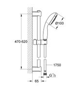 Grohe-kit-Saliscendi-per-Doccia-Grohe-Vitalio-Start-con-Doccetta-3-Funzioni