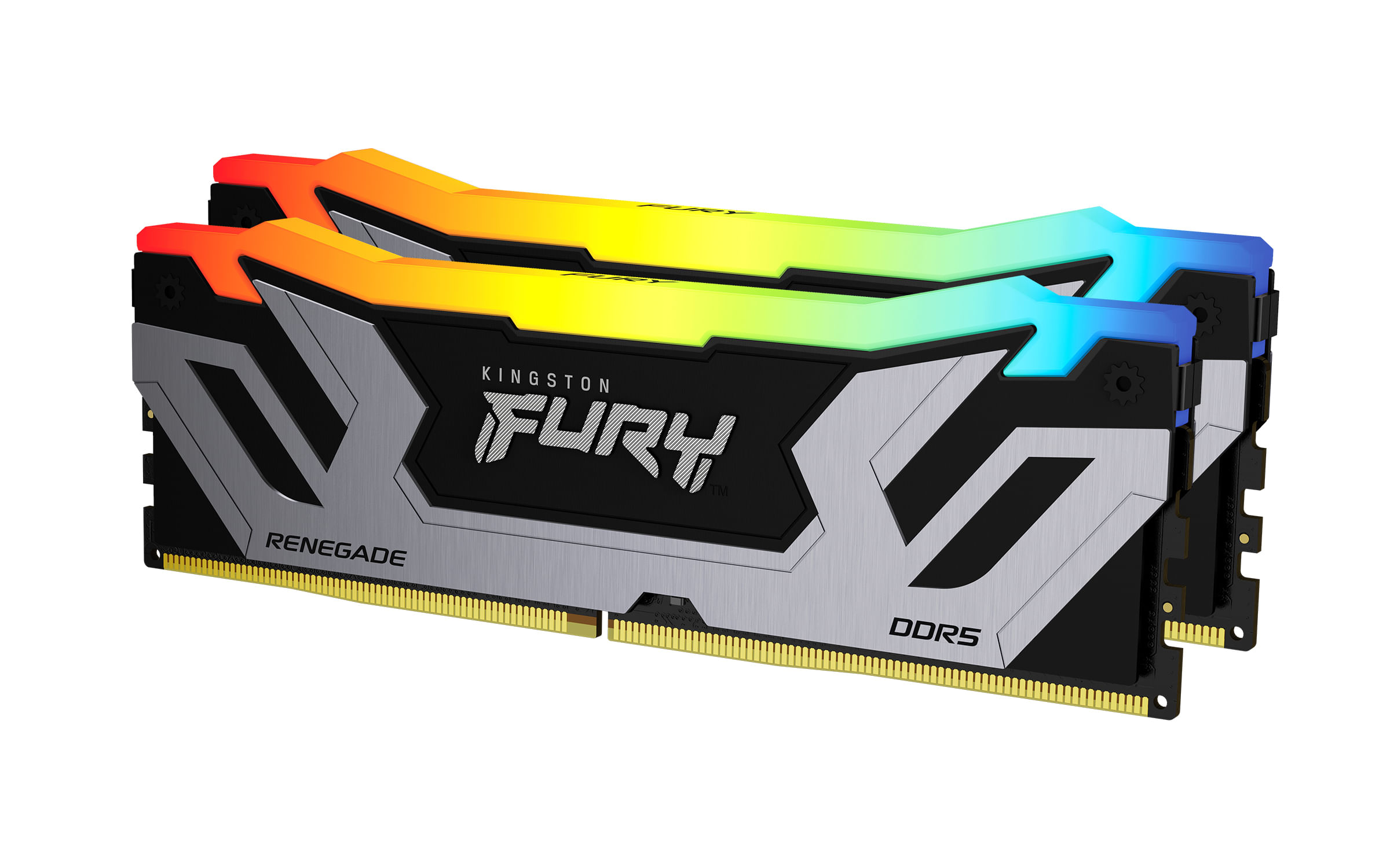 Kingston Technology FURY 48GB 8400MT/s DDR5 CL40 CUDIMM (Kit da 2) Renegade RGB Silver XMP