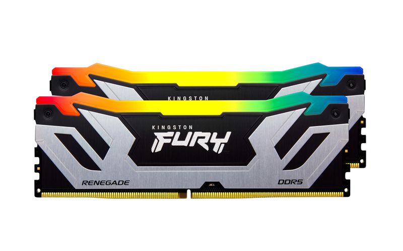 Kingston-Technology-FURY-48GB-8400MT-s-DDR5-CL40-CUDIMM--Kit-da-2--Renegade-RGB-Silver-XMP
