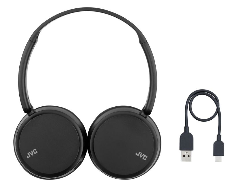 JVC-HA-S36W-Cuffie-Wireless-A-Padiglione-Musica-e-Chiamate-Bluetooth-Nero
