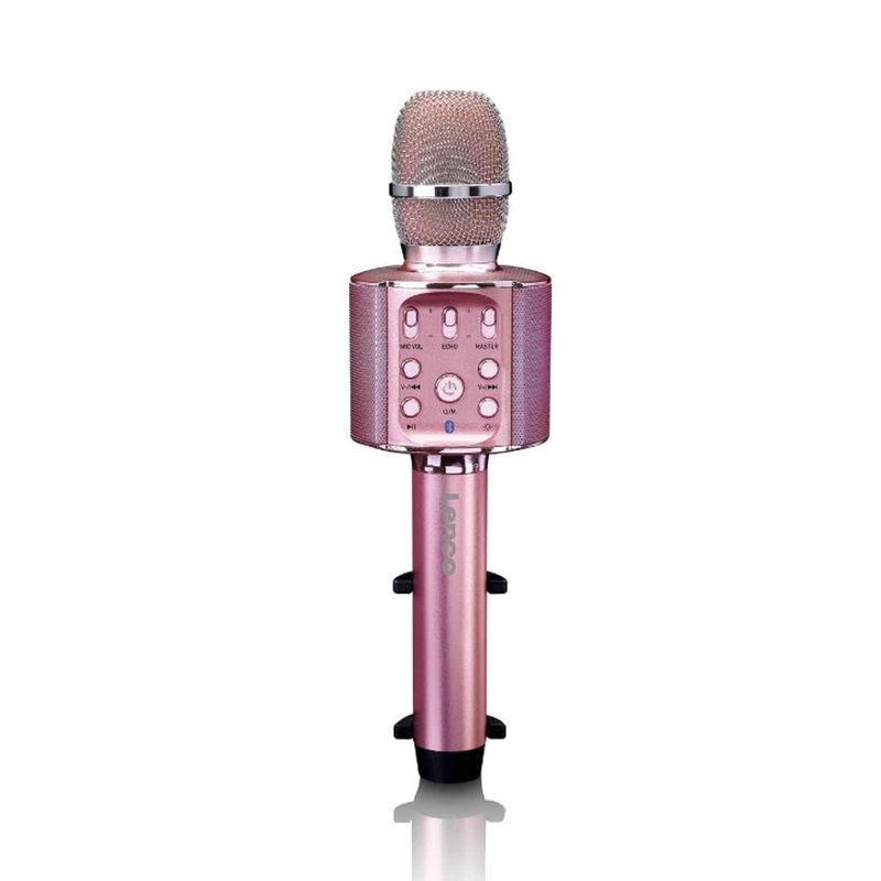 Lenco-BMC-090---Sistema-karaoke-portatile---rosa