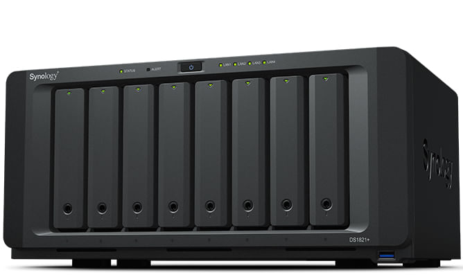 Synology-DiskStation-DS1821--server-NAS-e-di-archiviazione-Tower-Collegamento-ethernet-LAN-Nero-V1500B