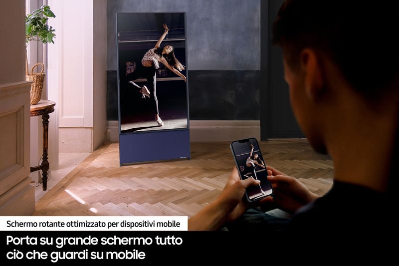 Samsung-Tv-The-Sero-4K-43--43LS05B-Smart-Tv-Wi-Fi-Navy-Blue-2022-Schermo-Rotante-Processore-Quantum-4k-Display-Anti-Riflesso