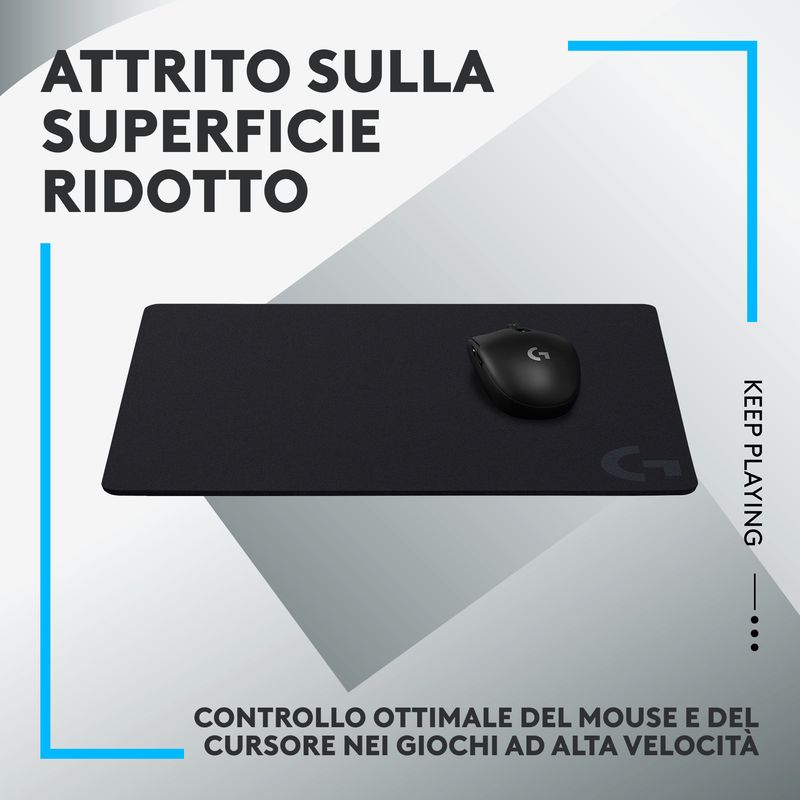 Logitech-G-G440-Tappetino-per-mouse-per-gioco-da-computer-Nero