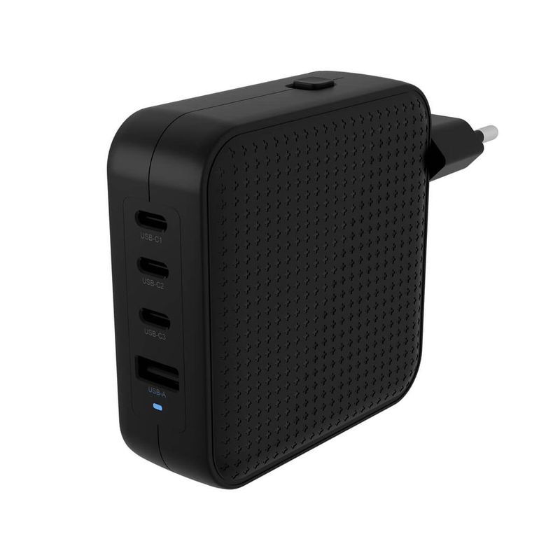 Caricabatterie-da-viaggio-Hyper-HyperJuice-USB-C-GaN-da-100-W--3C1A----Nero