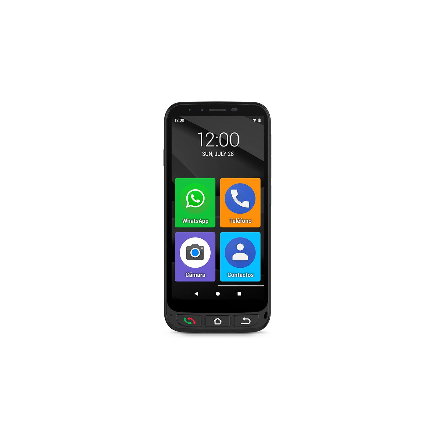SPC Zeus 4G Pro Smartphone 5.5" - Speciale per Anziani - Tasto SOS - Capacit  64GB - 4GB RAM - Colore Nero