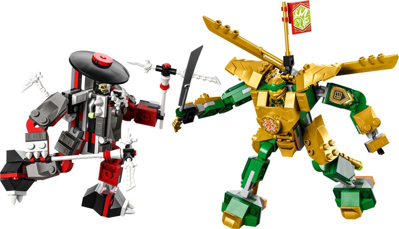 LEGO-71781-Ninjago-Mech-Da-Battaglia-Di-Lloyd-Evolution-Set-Con-2-Action-Figure-E-Potenziamenti-Giochi-Per-Bambini-Dai-6-Anni-In-Su-Con-Minifigure-Multicolore