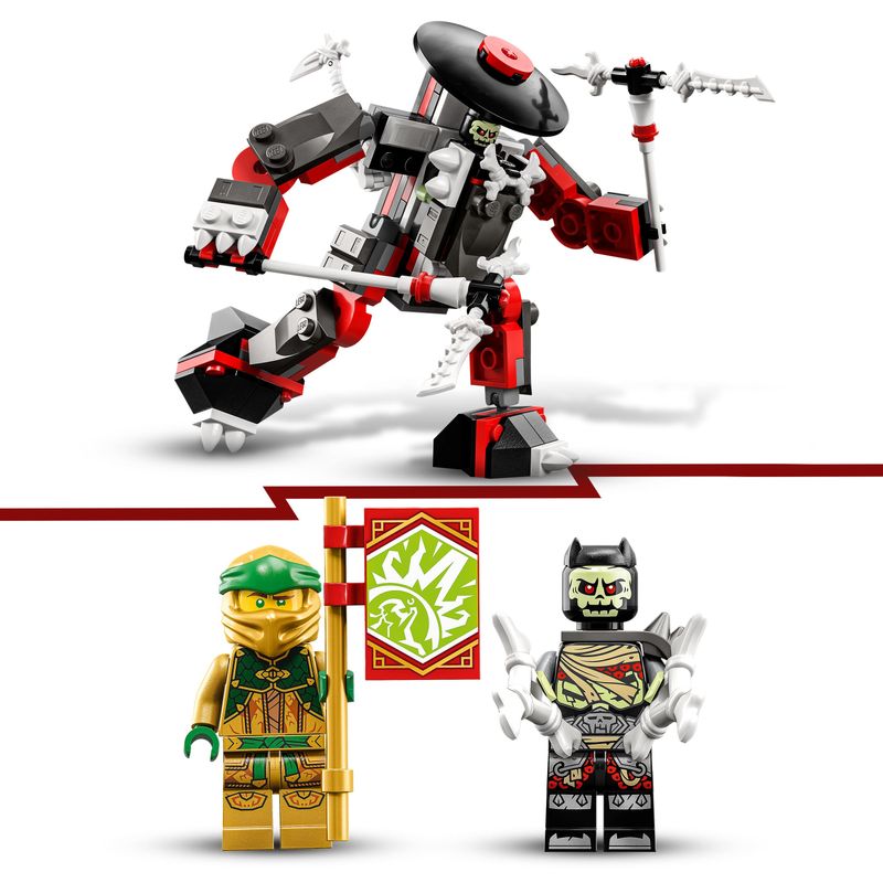 LEGO-71781-Ninjago-Mech-Da-Battaglia-Di-Lloyd-Evolution-Set-Con-2-Action-Figure-E-Potenziamenti-Giochi-Per-Bambini-Dai-6-Anni-In-Su-Con-Minifigure-Multicolore