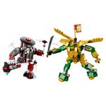 LEGO-71781-Ninjago-Mech-Da-Battaglia-Di-Lloyd-Evolution-Set-Con-2-Action-Figure-E-Potenziamenti-Giochi-Per-Bambini-Dai-6-Anni-In-Su-Con-Minifigure-Multicolore