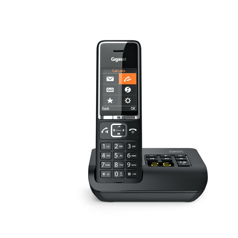 Gigaset-COMFORT-550A-Telefono-analogico-DECT-Identificatore-di-chiamata-Nero